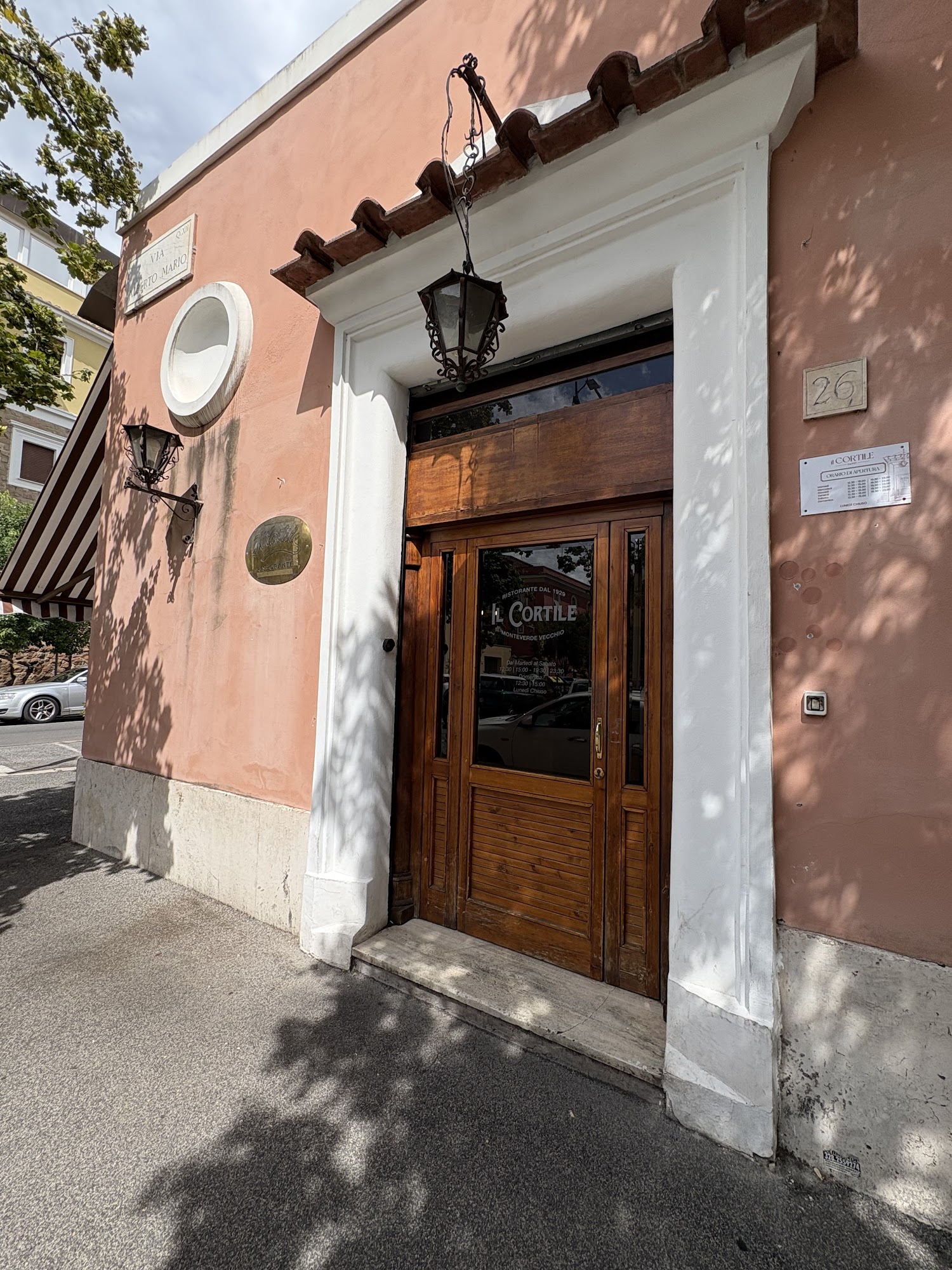 Il Cortile dal 1929